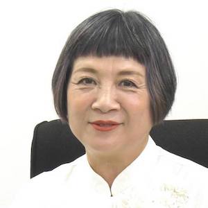 山崎多賀子氏 対談写真